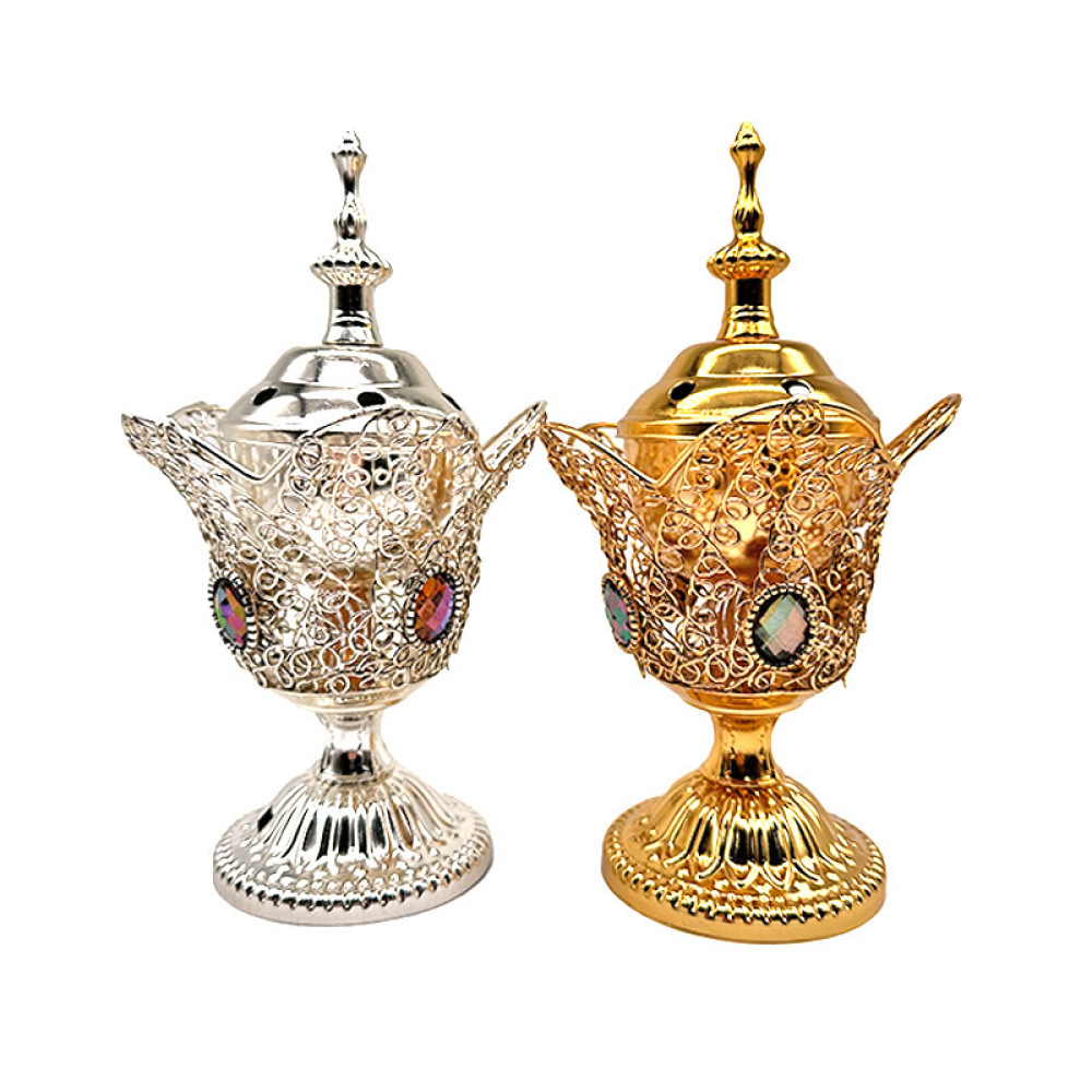 Home Fragrance Plug In - Decorative Metal Incense Burner Electric Fragrance
