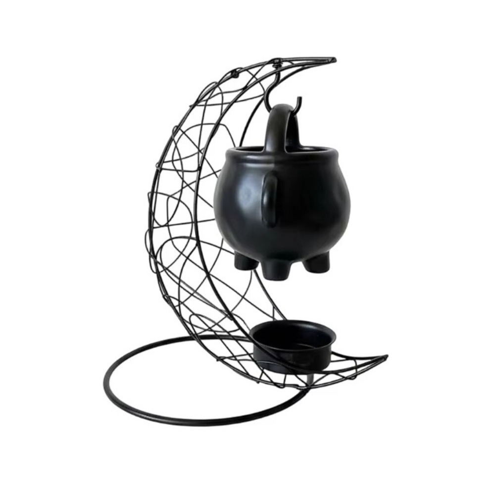 Wax Melt Burner - Aromatherapy Holder Iron Moon Aromatherapy Stove