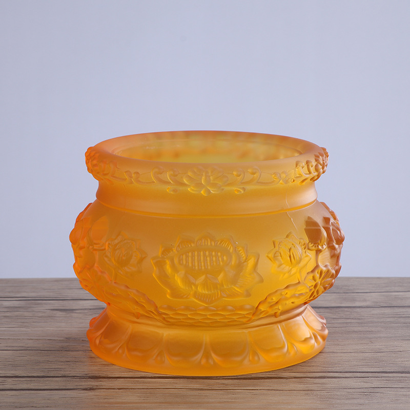 Home Fragrance Manufacturers - Wholesale Glass Incense Burner Handmade Buddhist