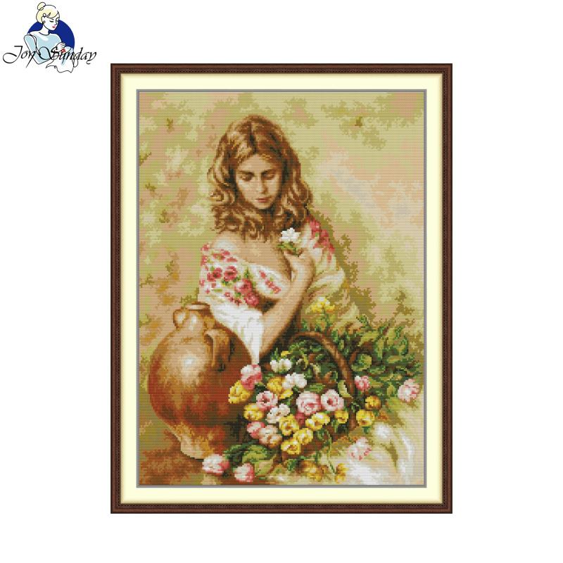 Home Fragrance Set - Joy Sunday Floral Fragrance Cross Stitch