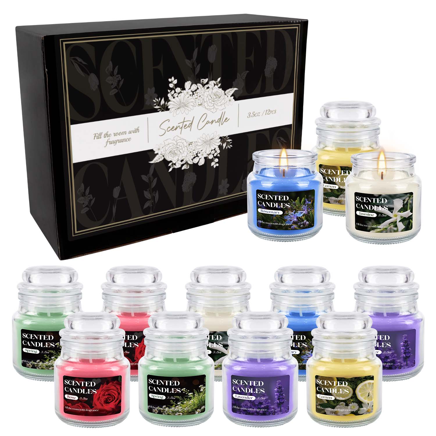 Fragrance Your Home - 12 pieces of rotating bottle cap