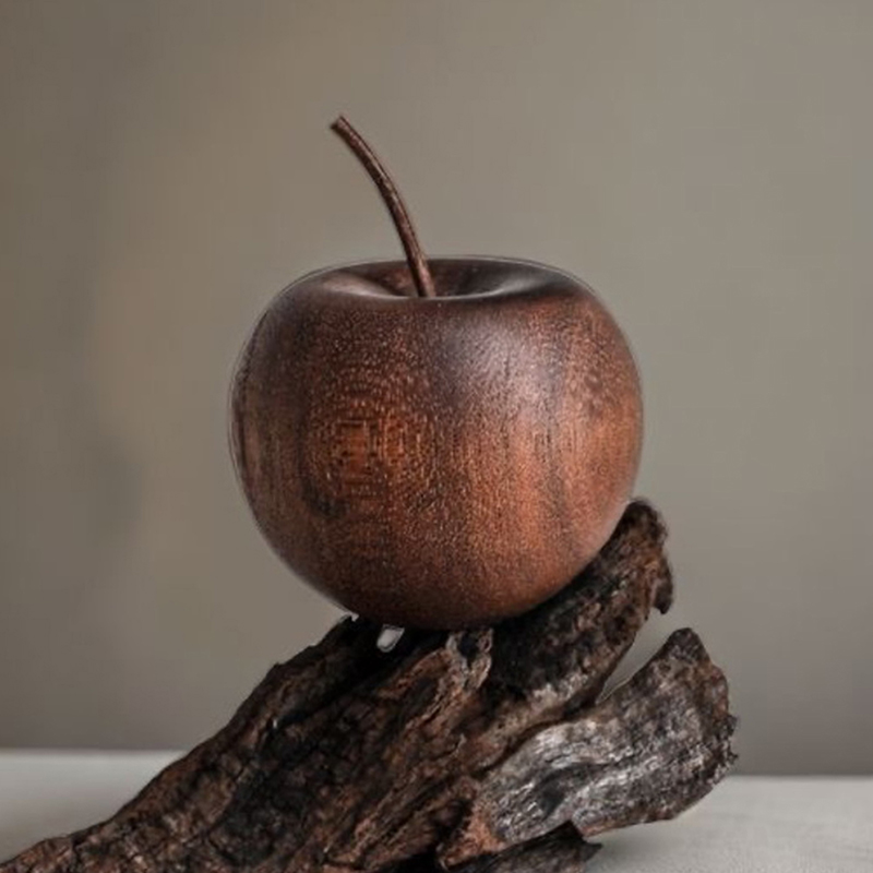 Home Fragrance Set - 1/3 Set Of Wooden Apple Shaped