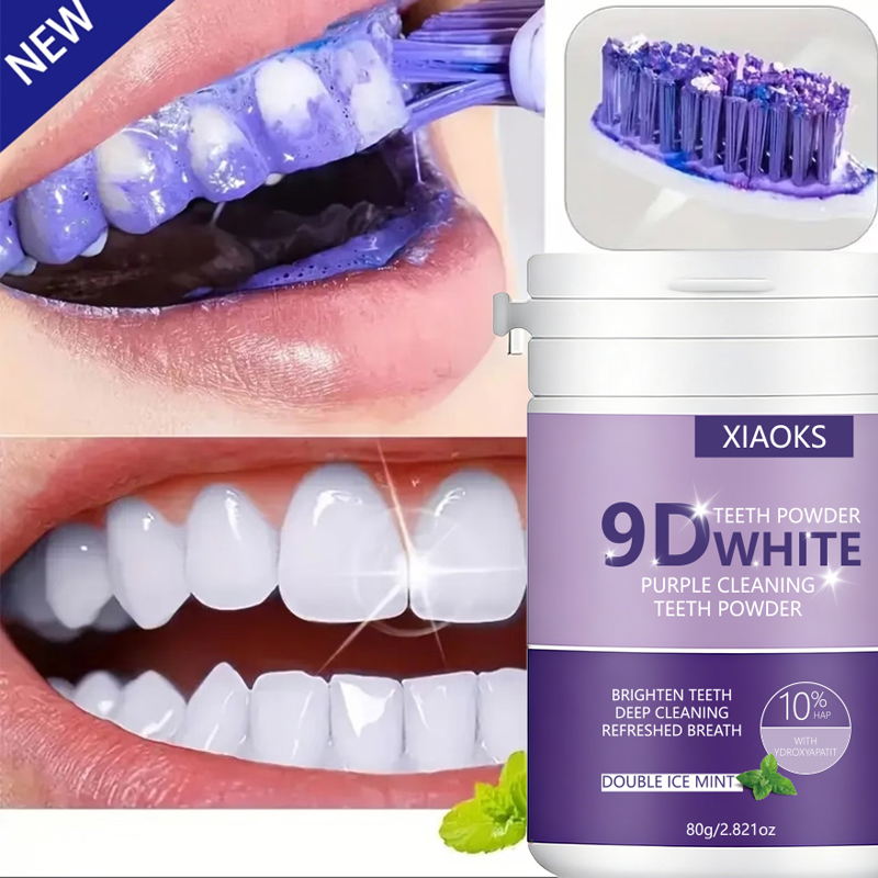 Fragrance Your Home - 9D Purple Tooth Powder, 48-Hour Anti-Bacterial