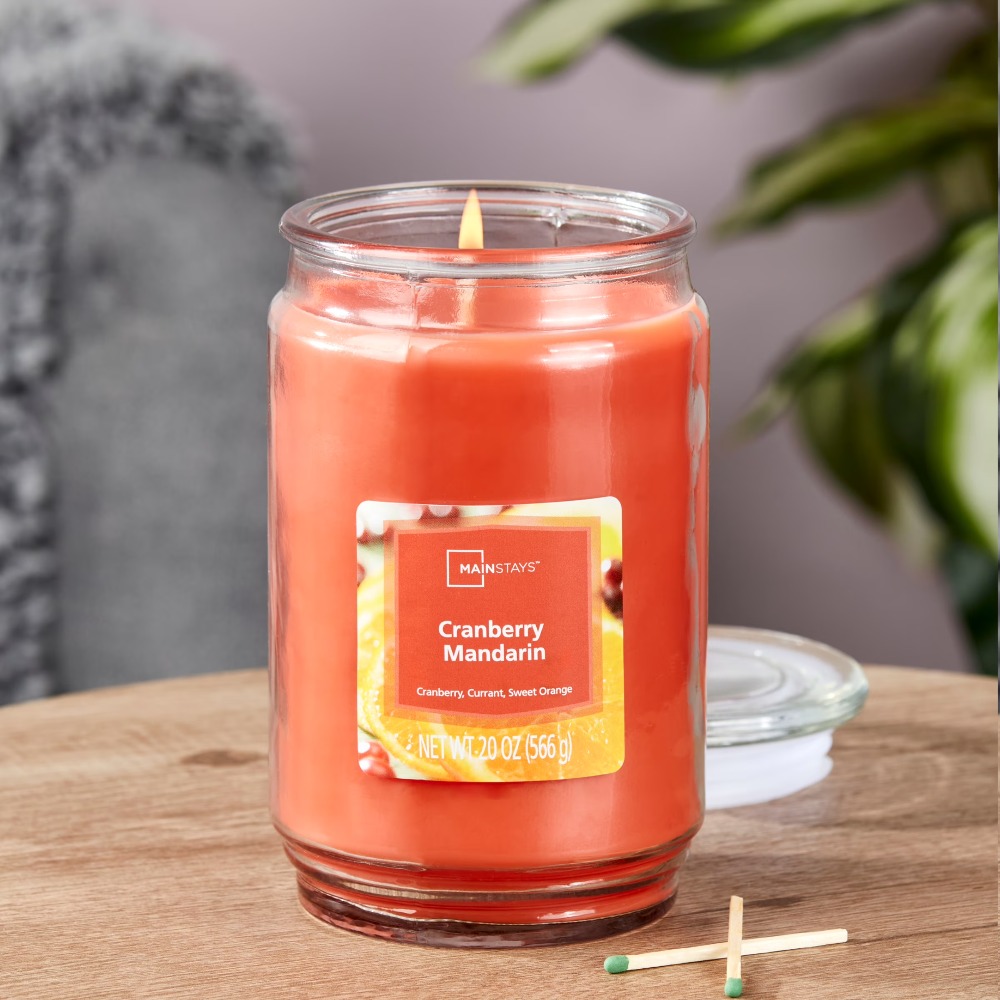 Cranberry Mandarin Scented Can - đánh giá và giá Home Fragrance Jar