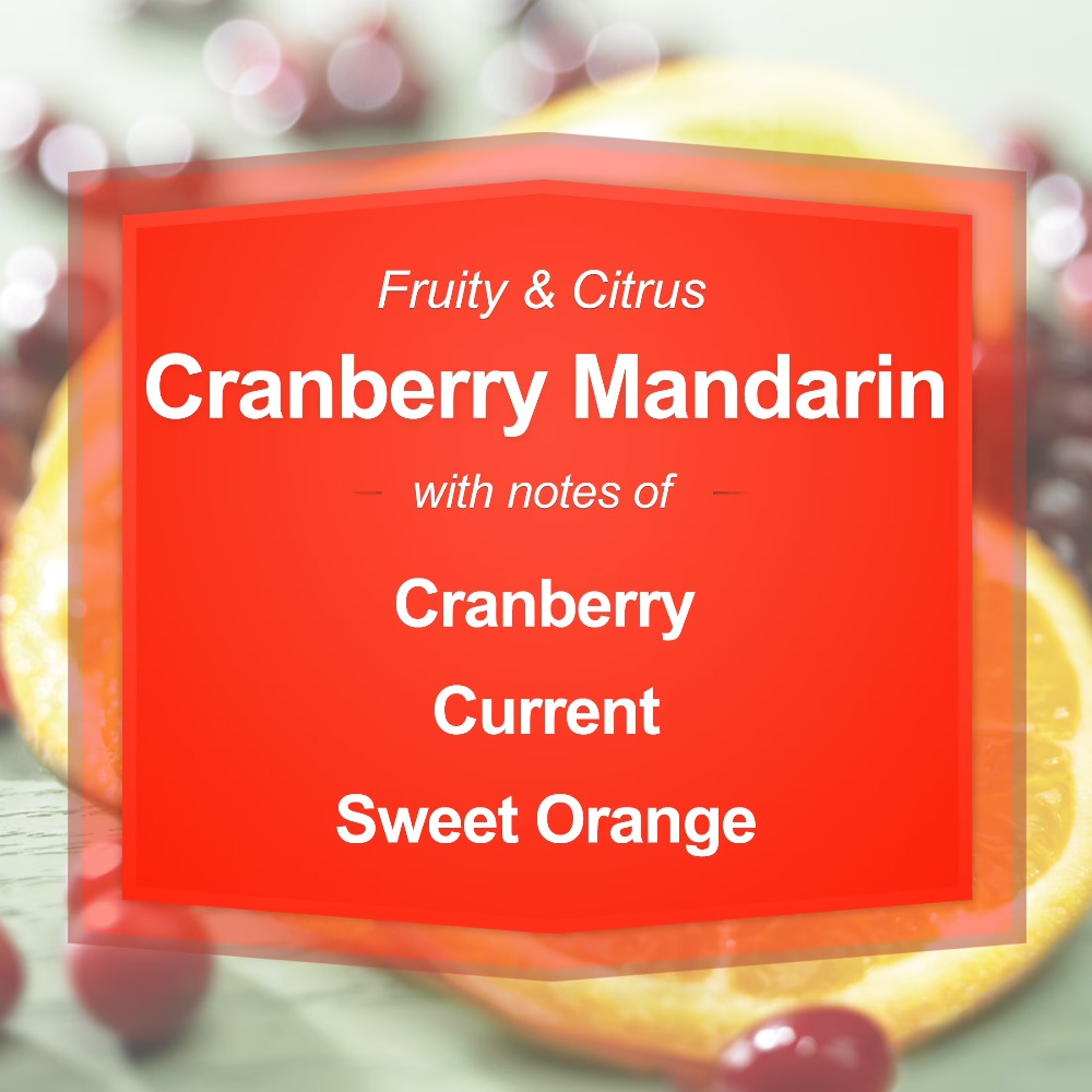 Cranberry Mandarin Scented Can - đánh giá và giá Home Fragrance Jar
