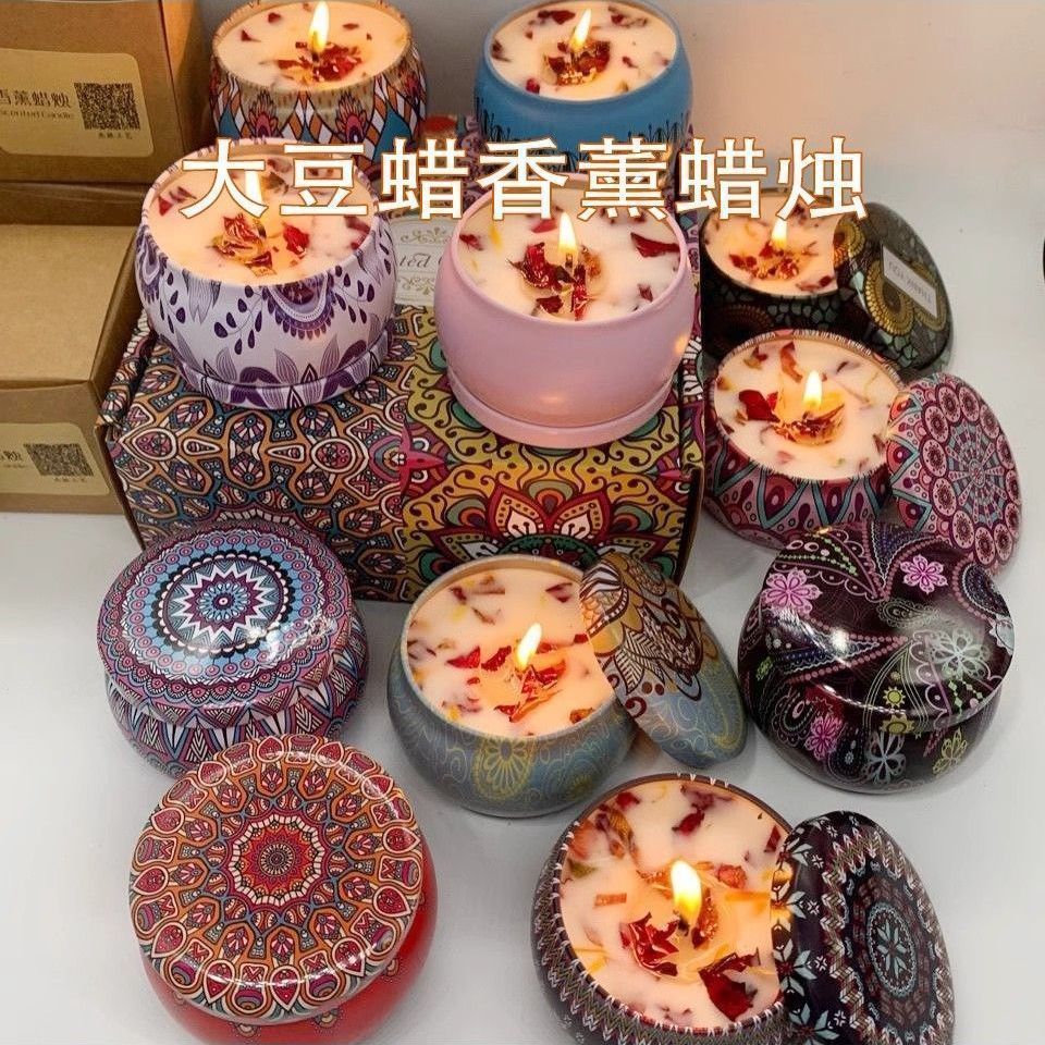 1PCS Vintage Can Candles Soy W - đánh giá và giá Home Fragrance Jar