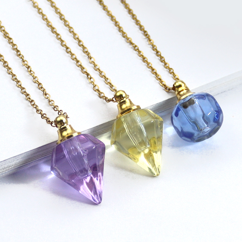 1PC Crystal Vial Necklace Wish - đánh giá và giá Home Fragrance Jar