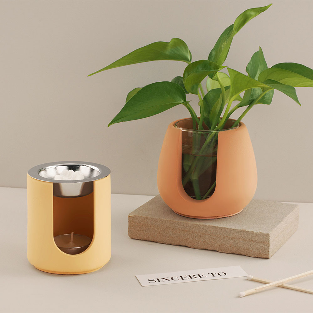 Cylindrical Incense Burner Sil - đánh giá và giá Wax Melt Burner
