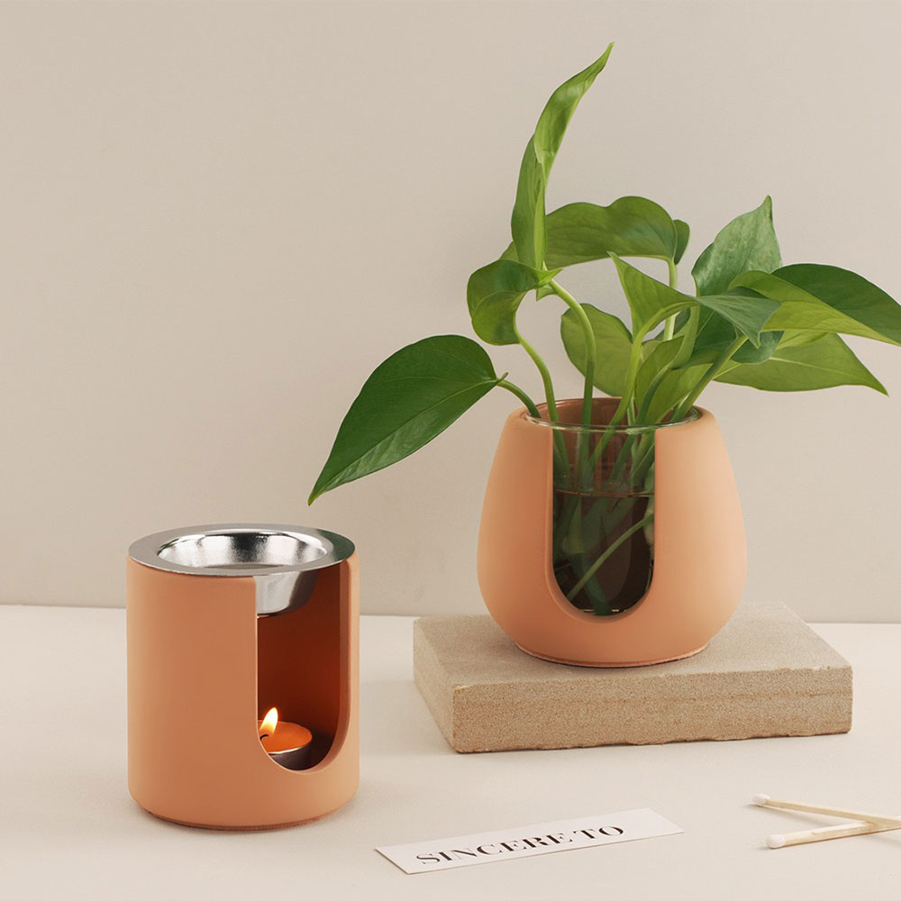Cylindrical Incense Burner Sil - đánh giá và giá Wax Melt Burner