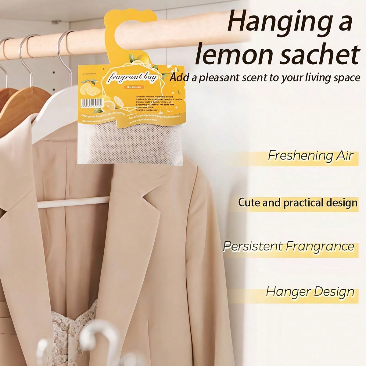 Hanging Lemon Scented Sachets, - đánh giá và giá Home Fragrance Janzen