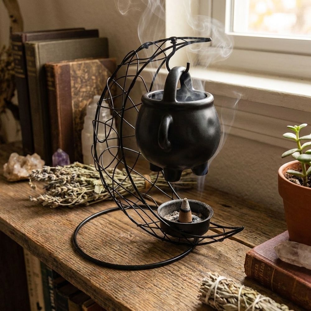 Aromatherapy Holder Iron Moon  - đánh giá và giá Wax Melt Burner