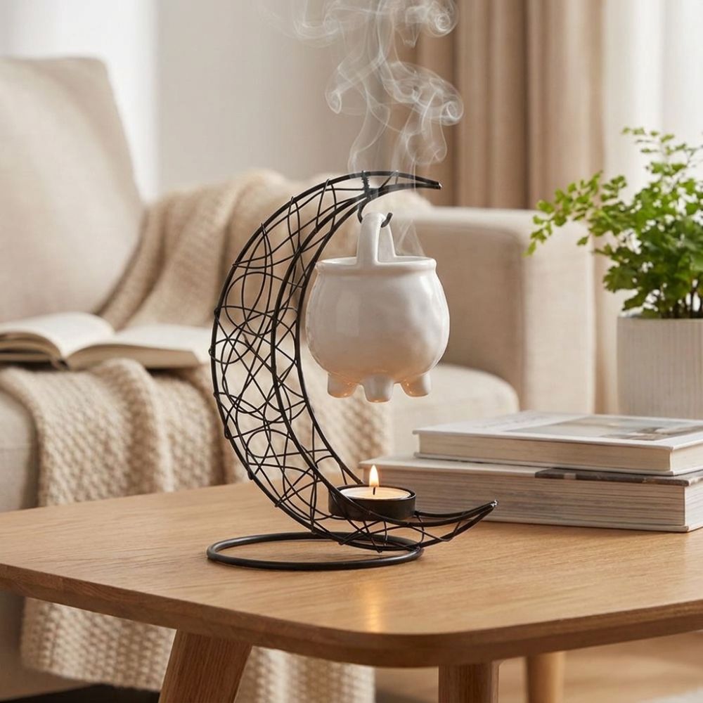 Aromatherapy Holder Iron Moon  - đánh giá và giá Wax Melt Burner