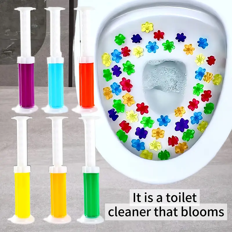 1/20pcs Flower Toilet Cleaner  - đánh giá và giá Home Fragrance Gel