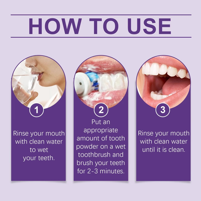9D Purple Tooth Powder, 48-Hou - đánh giá và giá Fragrance Your Home